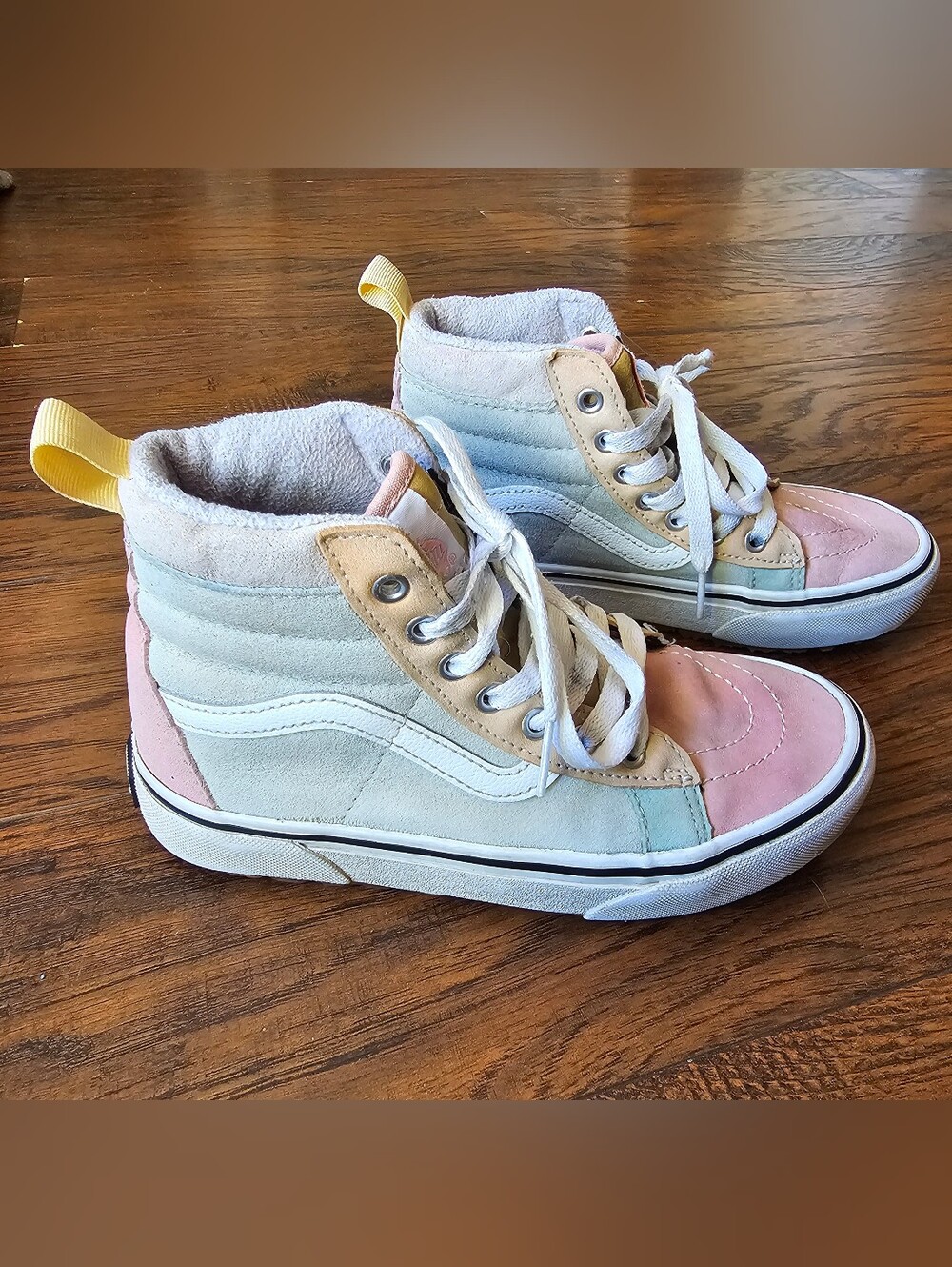 Vans Kids Sk8-Hi MTE-1 Pastel Colorblock Sneakers - Size 2.5 Y